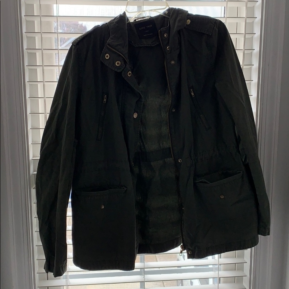 Army Green Light Jacket